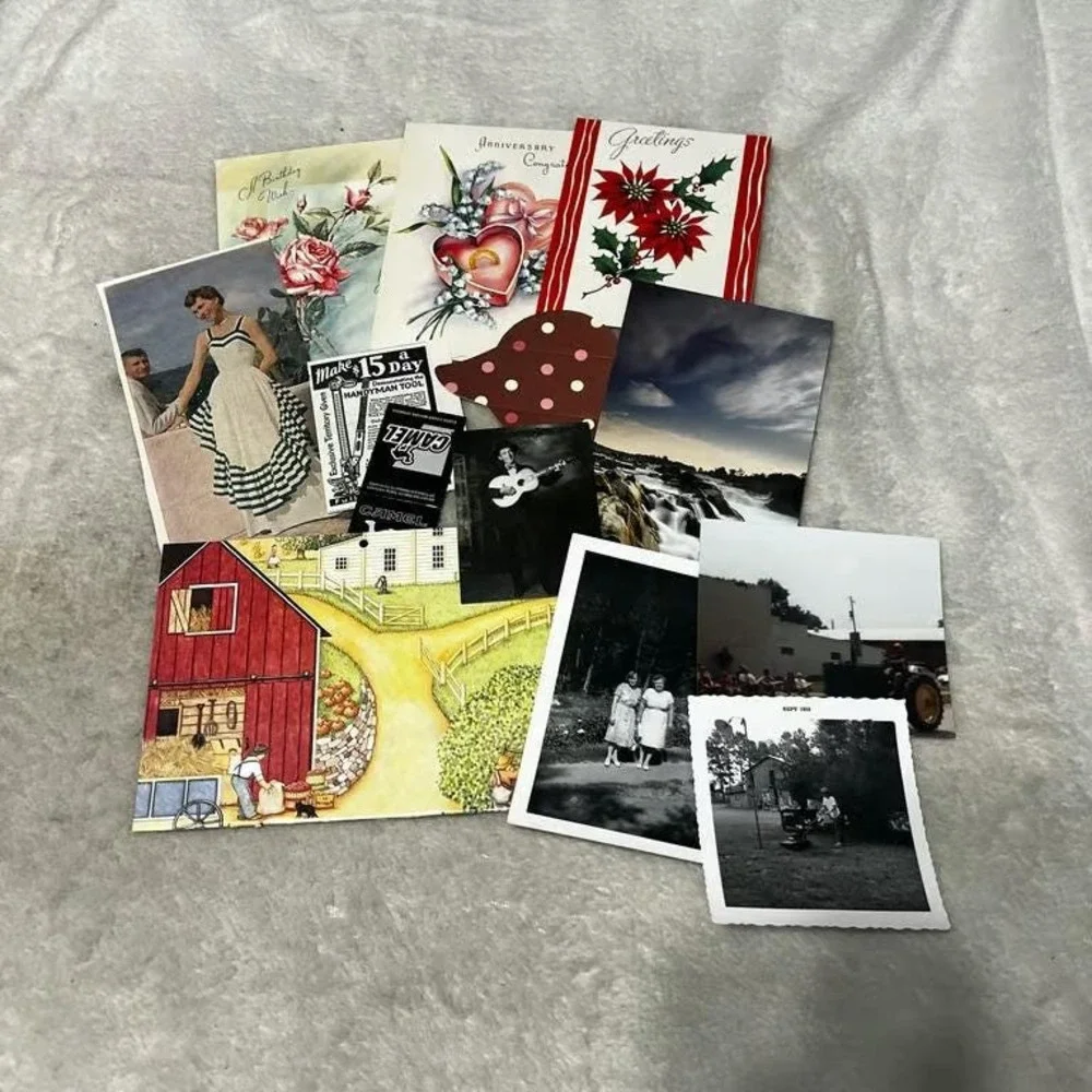 50+ piece Ephemera Lot 30 Collage Crafting Junk Journals Scrapbooking